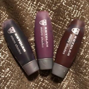 Kryolan micro shades cream eye shadows